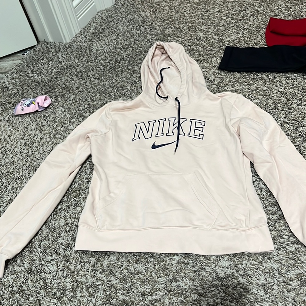 Pink Nike hoodie